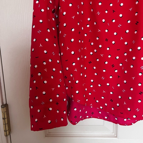 Jones New York Signature Long Sleeve Top, Red, Size XS, Pre-owned - Picture 7 of 11